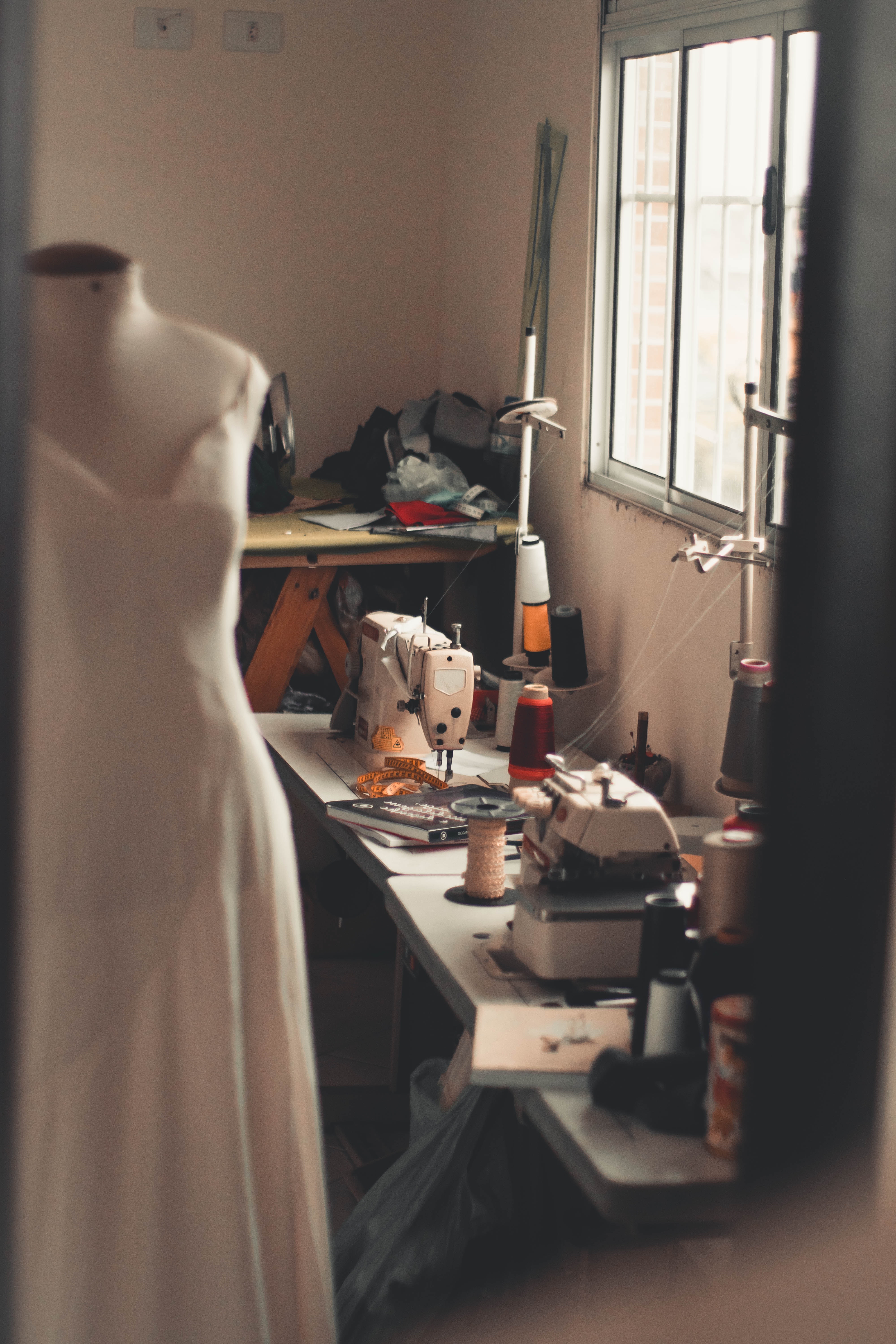 section of my sewing room